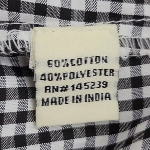 Brand New Women's SIM & SAM Gingham Crop Top - Picture 4 of 7